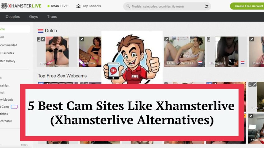 best cam sites like xhamsterlive